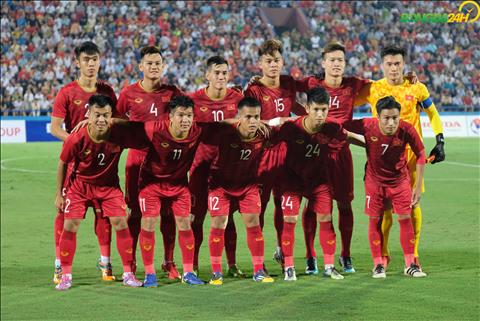 Doi hinh U23 Viet Nam vs U23 Myanmar