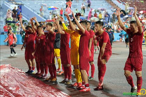 VIDEO U23 Việt Nam cảm ơn CĐV sau trận thắng U23 Myanmar hình ảnh