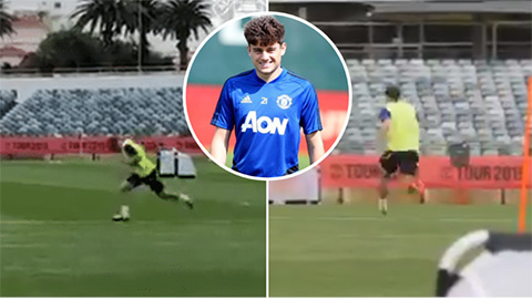 Cả đội Man Utd choáng với tốc độ kinh hoàng của Daniel James
