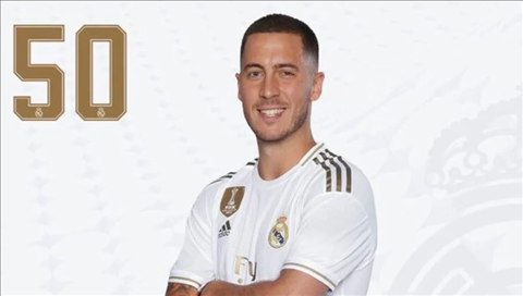 Lý do Eden Hazard khoác áo số 50 ở Real Madrid hình ảnh