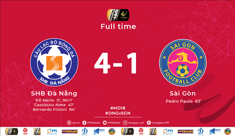 Đà Nẵng 4-1 Sài Gòn: Lão tướng Đỗ Merlo tỏa sáng