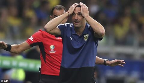 HLV Scaloni bat phuc tran thua Brazil 2-0 Argentina ban ket Copa America 2019