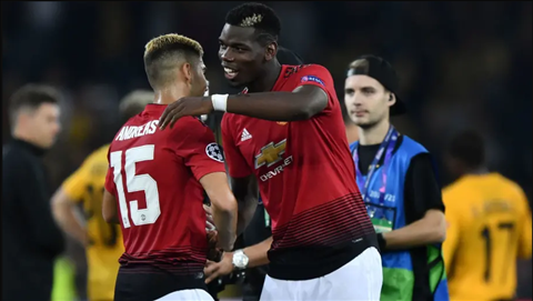 MU quyết định tương lai Paul Pogba và Andreas Pereira