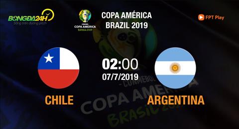 Xem trực tiếp Argentina vs Chile tranh hạng Ba Copa America trên kênh sóng nào ?