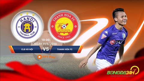 Xem trực tiếp bóng đá Hà Nội vs Thanh Hóa vòng 20 V-League 2019 ở đâu