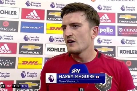 Harry Maguire chia sẻ sau trận thắng Chelsea  hình ảnh