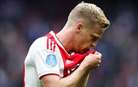 Real Madrid chú ý Ajax gia hạn hợp đồng với Van de Beek hình ảnh