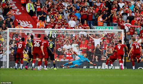 Mo Salah tran Liverpool 3-1 Arsenal