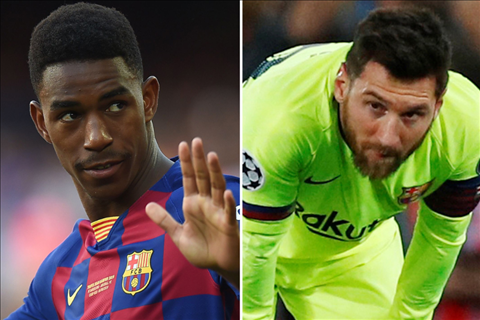 Tân binh Junior Firpo của Barca từng vạ miệng nguyền rủa Leo Messi hình ảnh
