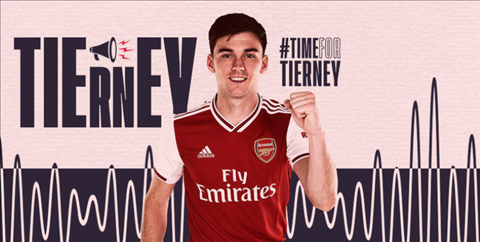 Hậu vệ Kieran Tierney chia sẻ khó khăn khi gia nhập Arsenal hình ảnh