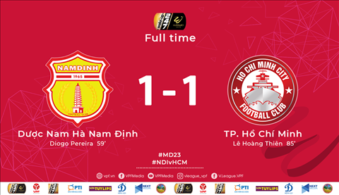 Video tổng hợp: Nam Định 1-1 TPHCM (Vòng 23 V-League 2019)