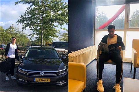 Vừa đến Hà Lan, Đoàn Văn Hậu nhận ngay xế khủng