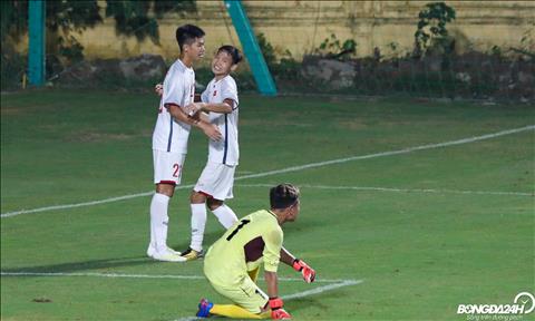 DT U16 Viet Nam thang U16 Mong Co de vuon len vi tri dan dau bang H vong loai U16 chau A 2020.