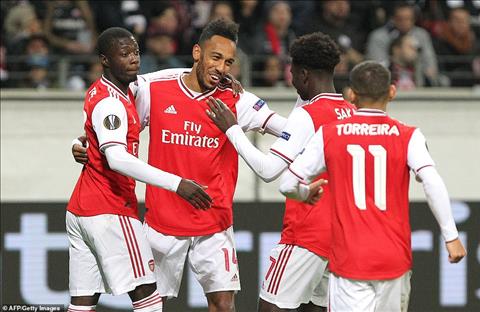 Arsenal 3-0 Frankfurt HLV Emery khen ngợi người hùng Saka hình ảnh