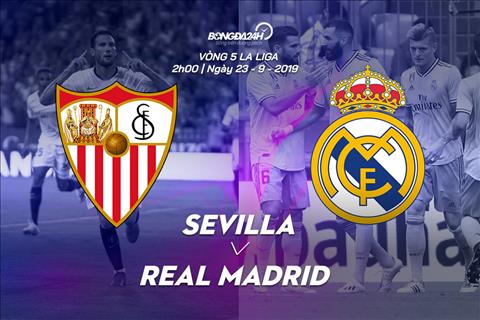 Trực tiếp Sevilla vs Real Madrid vòng 5 La Liga 20192020 đêm nay hình ảnh