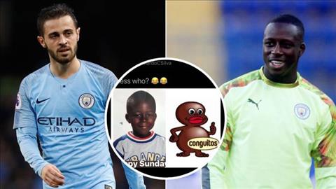 Bernardo Silva phân biệt chủng tộc với đồng đội Benjamin Mendy hình ảnh