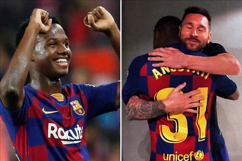 Siêu sao Messi khen thần đồng Fati của Barca hình ảnh