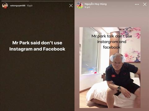 HLV Park Hang Seo cấm cửa học trò dùng mạng xã hội hình ảnh