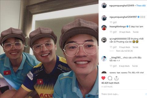 Quang Hải và đồng đội hóa thân thành hội người già cực cute