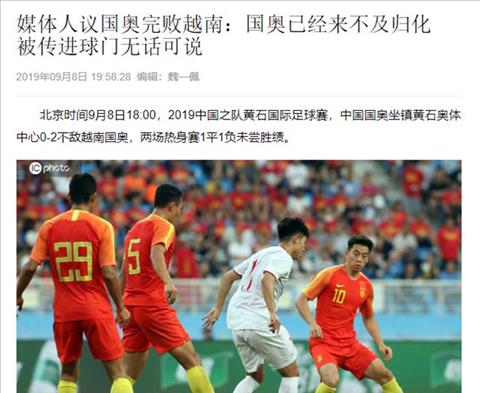 Đội nhà thua U22 Việt Nam, báo chí Trung Quốc ngán ngẩm hình ảnh 2