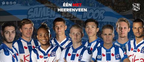 Van Hau tren trang chu CLB Heerenveen.