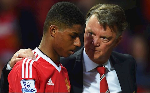 Marcus Rashford không quên ơn thầy cũ Van Gaal tại MU hình ảnh