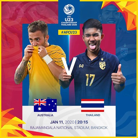 Link xem U23 Australia vs U23 Thái Lan (1112020) trên VTV6 hình ảnh