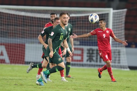 U23 Australia giành ngôi nhất bảng A. Ảnh: AFC. U23 Australia gianh ngoi nhat bang A. Anh: AFC.
