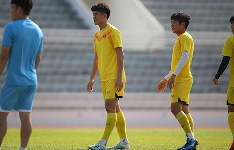 U23 Việt Nam tập luyện buổi cuối trước khi rời Buriram hình ảnh