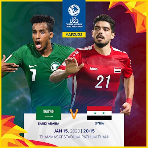 Trực tiếp U23 Saudi Arabia vs U23 Syria bảng B U23 Châu Á 2020 hôm nay Truc tiep U23 Saudi Arabia vs U23 Syria bang B U23 Chau A 2020 hom nay