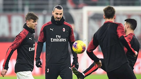 Nhìn Ibrahimovic tập luyện, HLV Milan không tin vào mắt mình