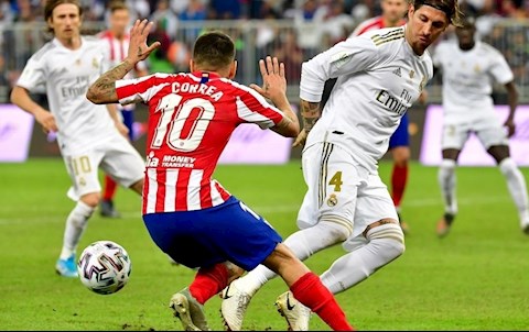 Real Madrid vs Atletico Ramos va Correa