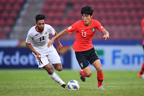 U23 Han Quoc vs U23 Jordan