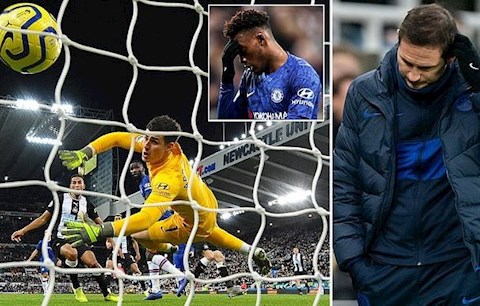 Chelsea thất bại trước Newcastle: Lampard bất lực với hàng công