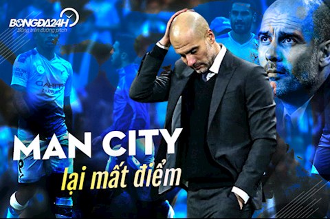Man City lại mất điểm: Vấn nạn hàng thủ vẫn nhức nhối