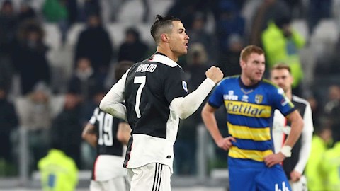 Ronaldo phát biểu khiêm tốn sau cú đúp vào lưới Parma hình ảnh