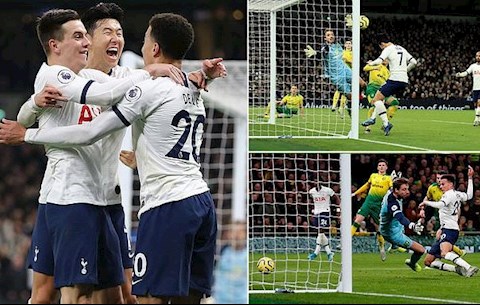 Tottenham 2-1 Norwich Mourinho bớt lo thiếu Kane và Eriksen hình ảnh