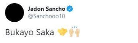Sancho khen ngoi Saka