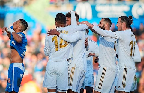 Getafe 0-3 Real Madrid Varane thế vai Ramos hoàn hảo hình ảnh
