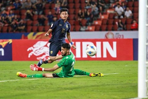 Suphanat Mueanta đi vào lịch sử U23 Châu Á 2020 sau cú đúp ở trận hình ảnh