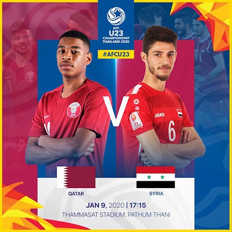 Link xem trực tiếp U23 Qatar vs U23 Syria (9/1) U23 châu Á 2020