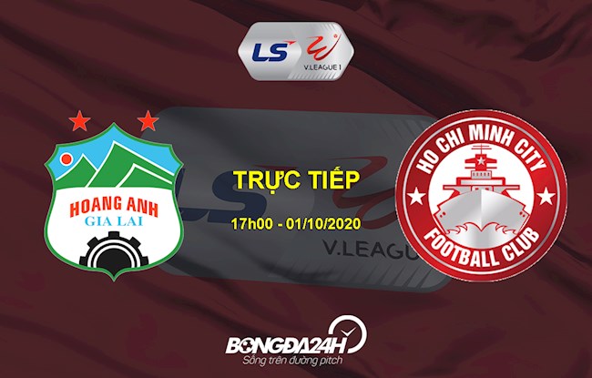 Link xem trực tiếp HAGL vs TPHCM (Vòng 13 LS V.League 1 - 2020)