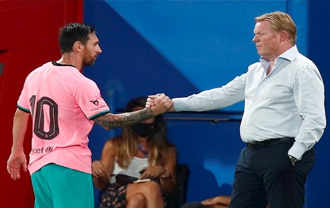 HLV Barca thừa nhận bàn chiến thuật với Messi