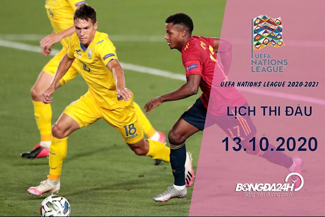 Lịch thi đấu UEFA Nations League hôm nay 13102020 - BD 24h hình ảnh