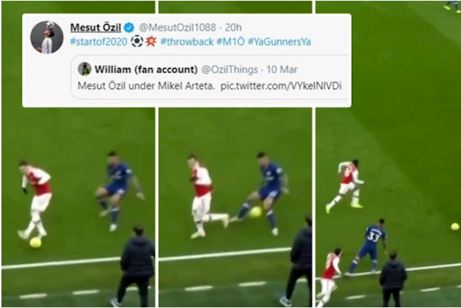 Không được Mikel Arteta trọng dụng, Mesut Ozil phản ứng đầy tinh tế