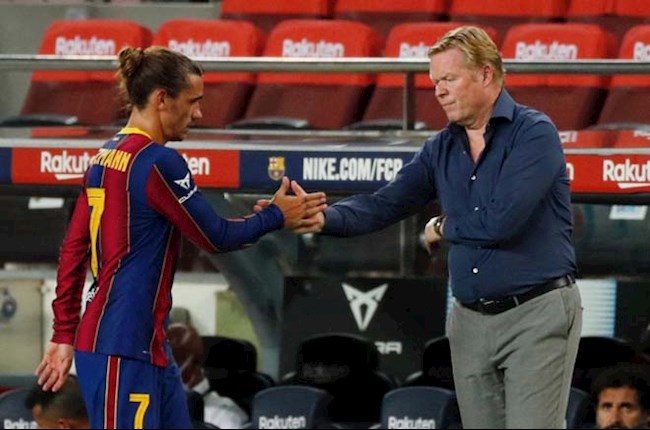 Bị phàn nàn, HLV Ronald Koeman dằn mặt Griezmann