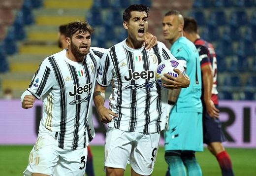 Morata ghi ban thang dau tien cho Juventus o Serie A mua nay