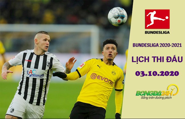 Lịch thi đấu Bundesliga hôm nay 3102020 - LTD bóng đá Đức hình ảnh