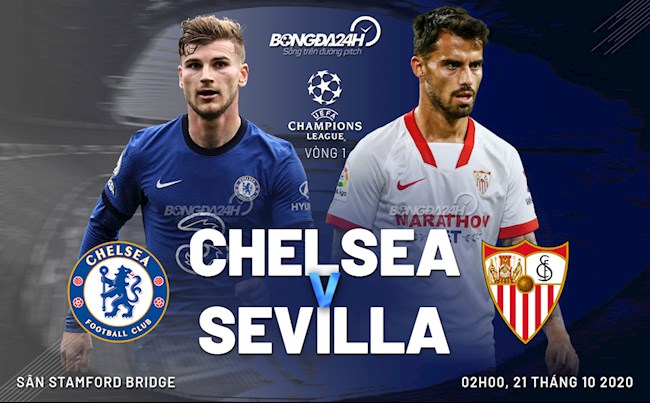 Trực tiếp Chelsea vs Sevilla UEFA Champions League 20202021 hình ảnh