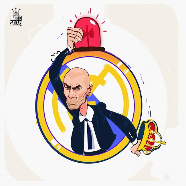 Biếm họa Zidane và Real Madrid sứt đầu mẻ trán trước siêu kinh điển hình ảnh 2